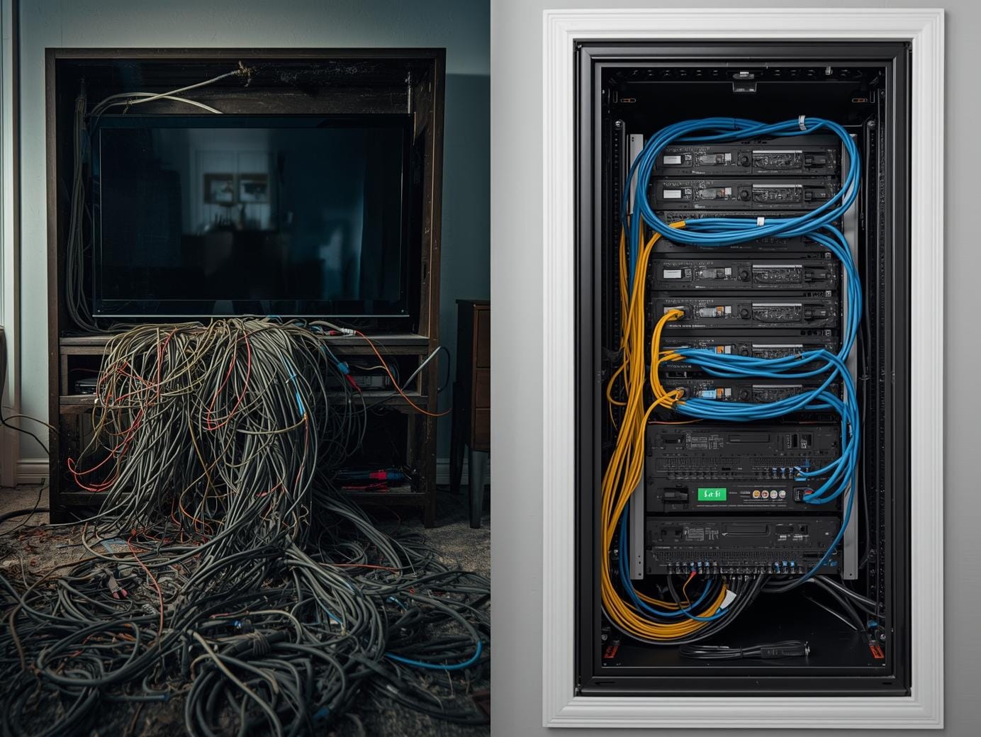 Beda Hasil Pasang Tukang Listrik Biasa vs Teknisi IT Ancora